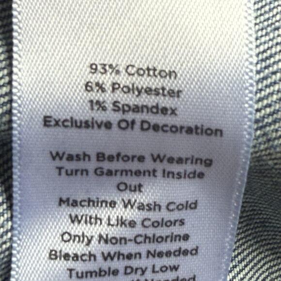 Talbots Slim Ankle Jeans Embroidered Floral Size 22 Womens Boho Hi Rise Coastal - Picture 10 of 10